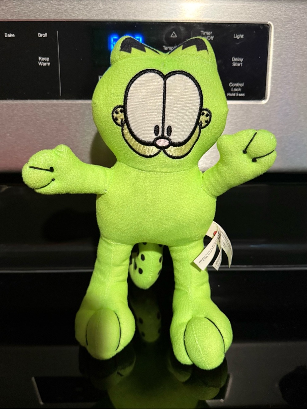 Garfield Neon Plush Toy 9" Nickelodeon Stuffed Animal 2024 Toy Factory Cat